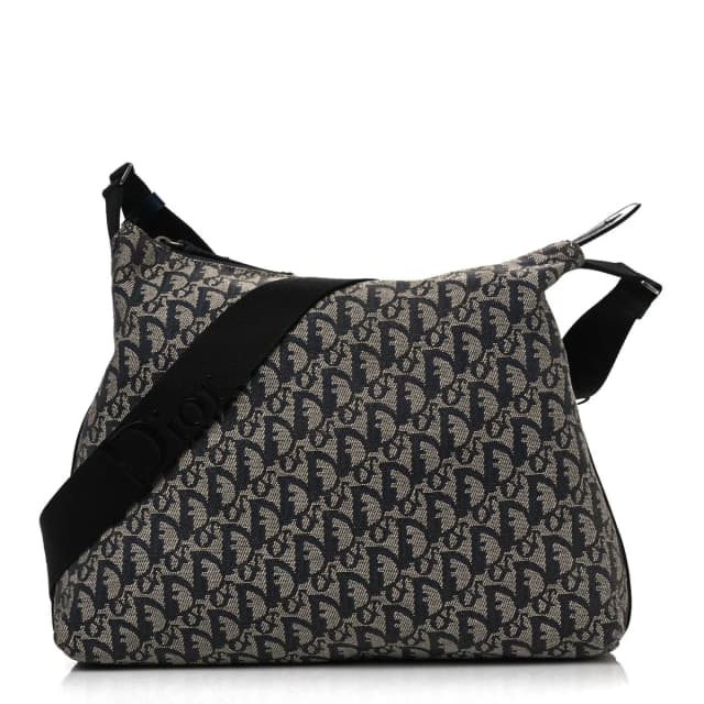 Dior Monogram Messenger Trotter Coated Canvas Bag - Black in Black Coated canvas from H&T, photo 1 of 1