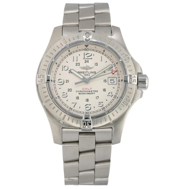 Breitling Colt A74380 41mm Stainless Steel Watch from H&T, photo 1 of 1