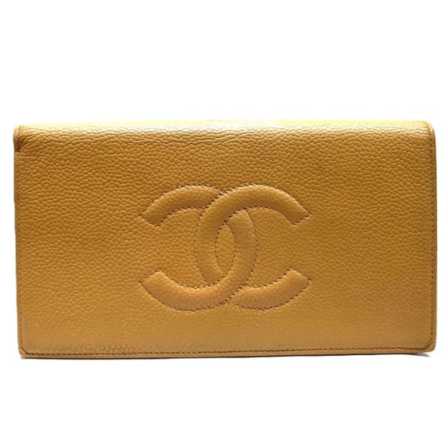 Chanel CC Logo Bifold Wallet Caviar Leather in Caviar leather from The Reluxe, photo 1 of 1