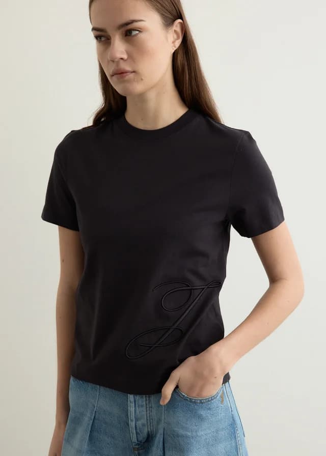 Jacquemus Le J T-Shirt in DARK NAVY, image 1 of 1 from Incu