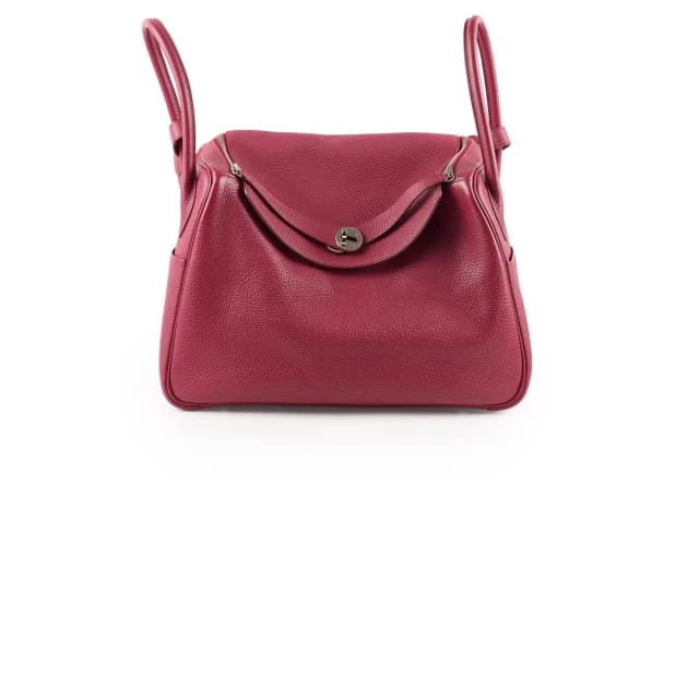 Hermès Lindy 34 Rubis PHW T Stamp in Clemence leather from The Purse Affair, photo 1 of 1