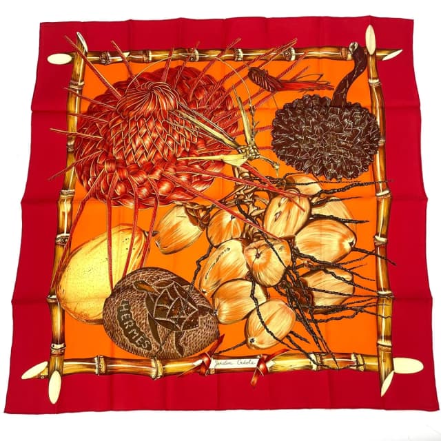 Hermès Carre 90 Jardin Creole Paradise Silk Scarf in Silk from The Reluxe, photo 1 of 1