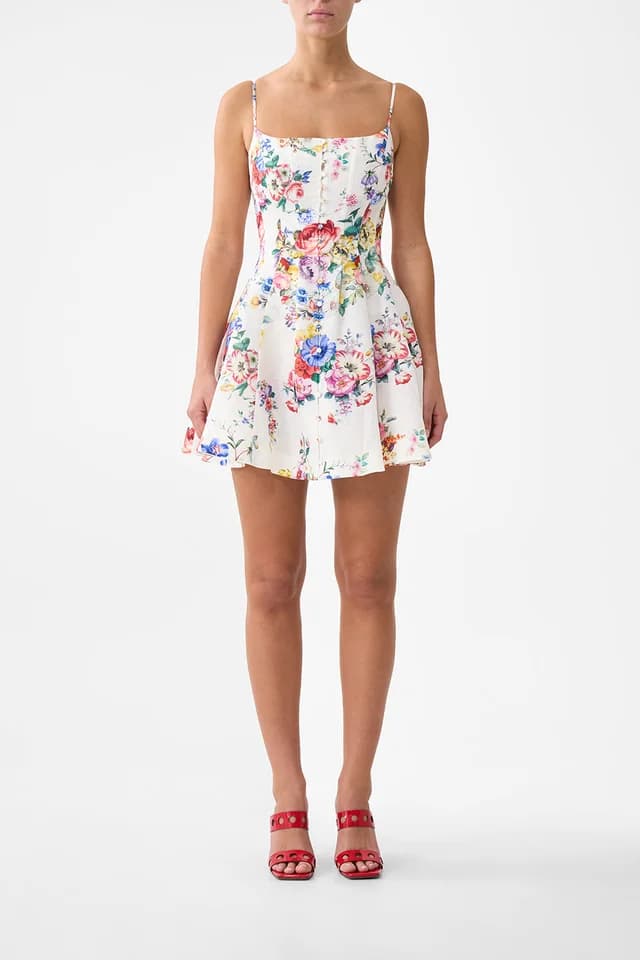 Camilla eBoutique CORSET DRESS WITH SHORT FLARED SKIRT I LEFT MY HEART IN GRANADA, image 1 of 1 from CAMILLA