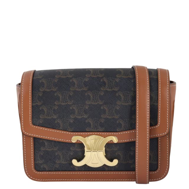 Celine Teen Triomphe Crossbody in Coated canvas from Luxe.It.Fwd, photo 1 of 1