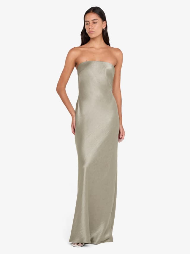 Bec&Bridge AUSTEN STRAPLESS MAXI DRESS - SAGE in Green, image 1 of 1 from BEC + BRIDGE