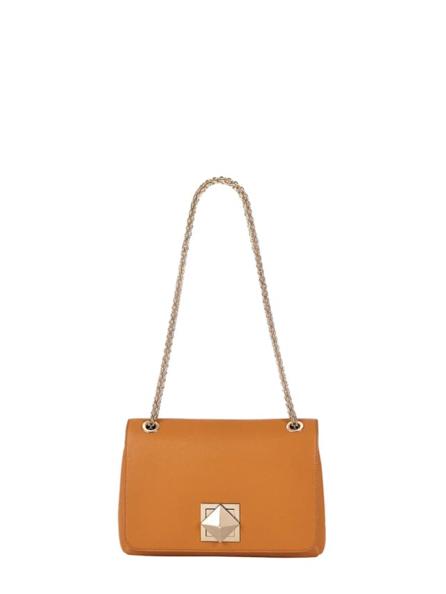 Sonia Rykiel Le Clou Small Flap Bag, Mustard, image 1 of 1 from Cultstatus
