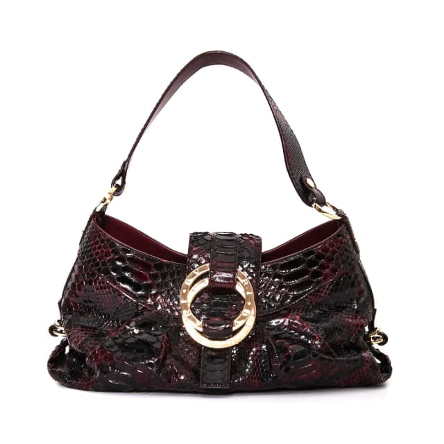 Bvlgari Autre Marque Chandra Handbag Black in Black Python from Revivre Luxury Consignment, photo 1 of 1