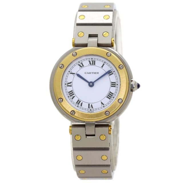 Cartier Santos Vendome SM Watch SS 18k Yellow Gold in Yellow from The Reluxe, photo 1 of 1