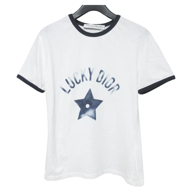Dior Lucky Print Ring T-Shirt XS White in White from The Reluxe, photo 1 of 1