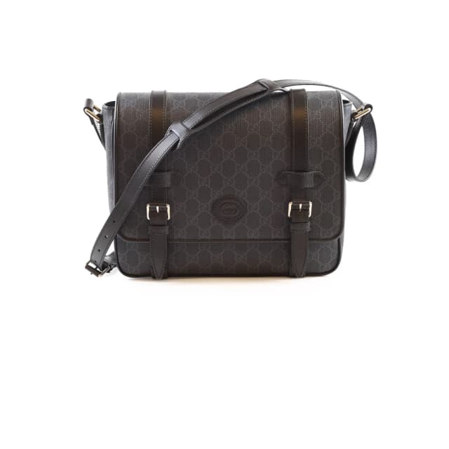 Gucci Messenger Black GG Monogram in Black Canvas from The Purse Affair, photo 1 of 1