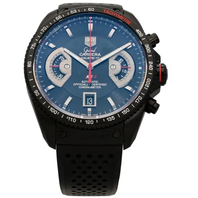 TAG Heuer Grand Carrera CAV518B 43mm PVD Titanium Watch from H&T, photo 1 of 1