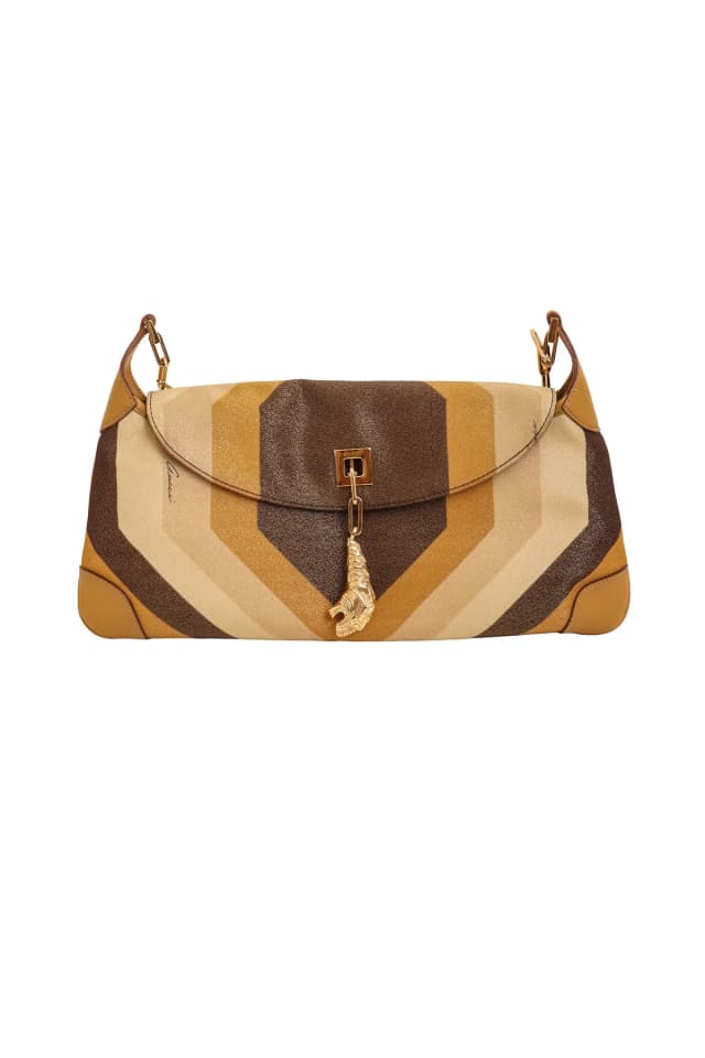 Gucci 2000 F/W Metallic Geo Tiger Charm Bag in Leather from Recess LA, photo 1 of 1