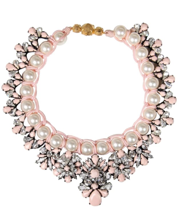Shourouk Marisa Necklace, Pale Pink, image 1 of 1 from Cultstatus