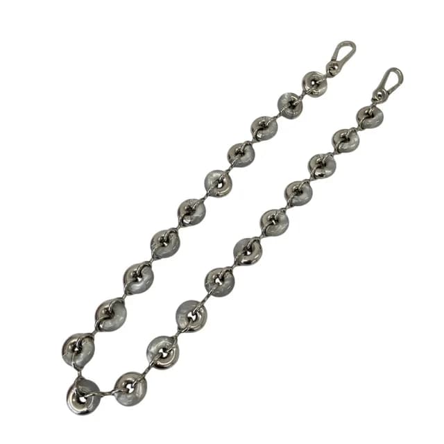 Loewe Donut Chain Shoulder Strap for Handbag, Nacre Palladium, Silver Color in Silver Palladium from Elady, photo 1 of 1