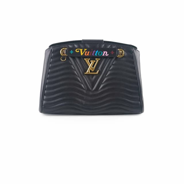 Louis Vuitton New Wave Chain Tote Black in Black Calfskin from The Purse Affair, photo 1 of 1