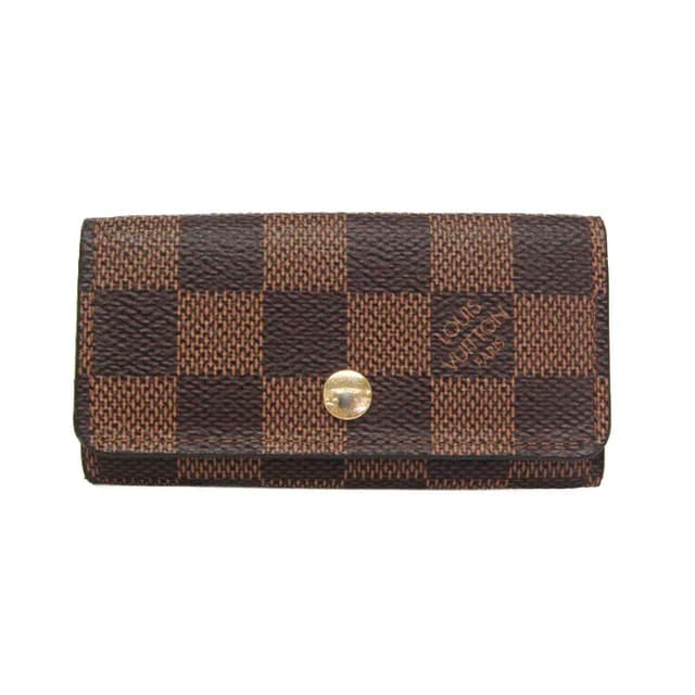 Louis Vuitton Damier 4 Key Holder N62631 Men,Women Damier Canvas Key Case Brown in Brown Damier Canvas from Elady, photo 1 of 1