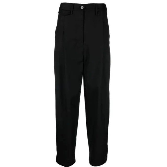 TOTEME Women's Pants - Black - M in black Wool from Depop, photo 1 of 1