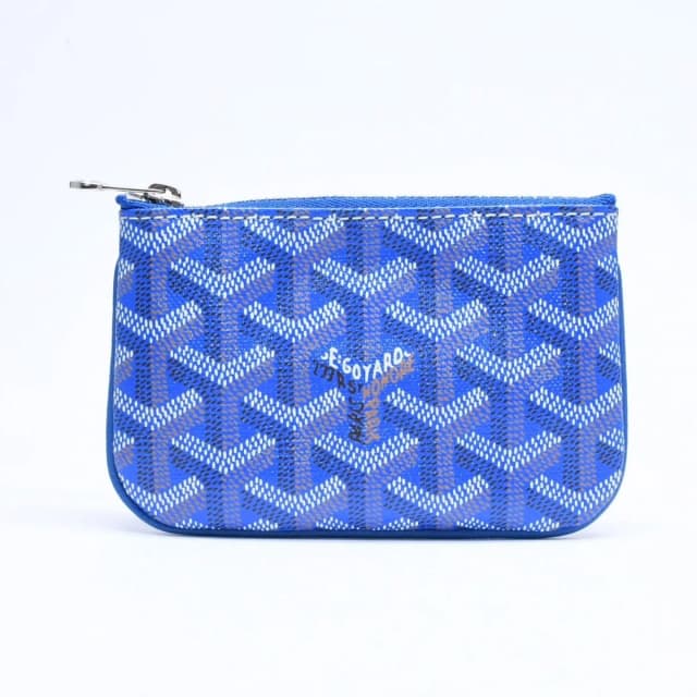 Goyard Pouch Sena Nano Key Blue Silver in Blue from The Reluxe, photo 1 of 1