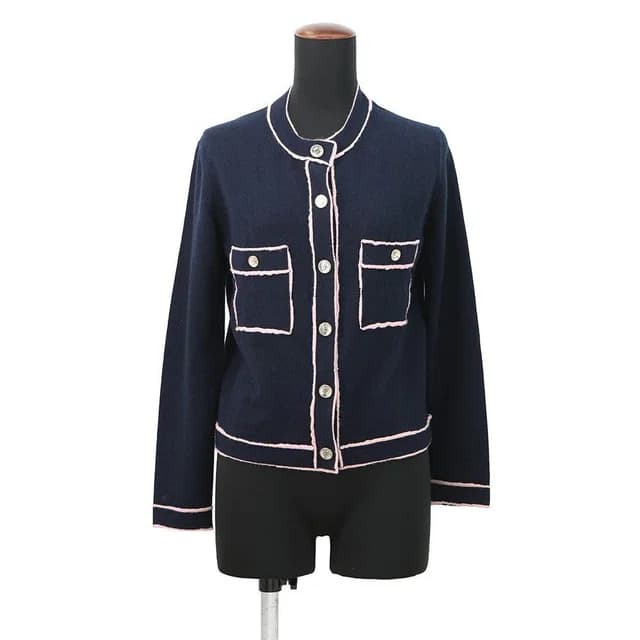 Chanel Cardigan No. 5 Button Cashmere 36 in Cashmere from The Reluxe, photo 1 of 1