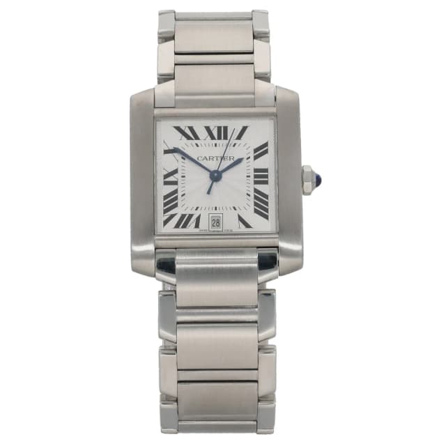 Cartier Tank Francaise W51002Q3 28mm Stainless Steel Watch from H&T, photo 1 of 1