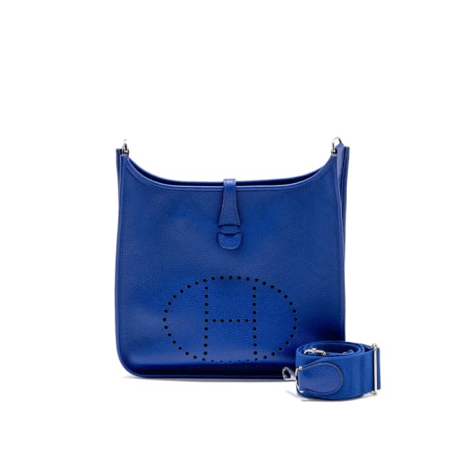 Hermès evelyne 29 clemence bleu electrique SHW stamp A in Blue Clemence leather from EMIER, photo 1 of 1