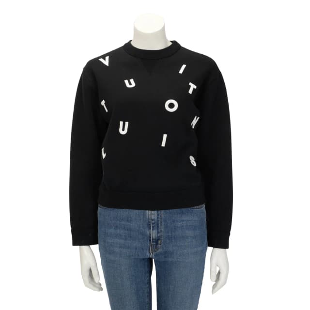Louis Vuitton Cotton Spellout Sweater S in Black from Blue Spinach, photo 1 of 1