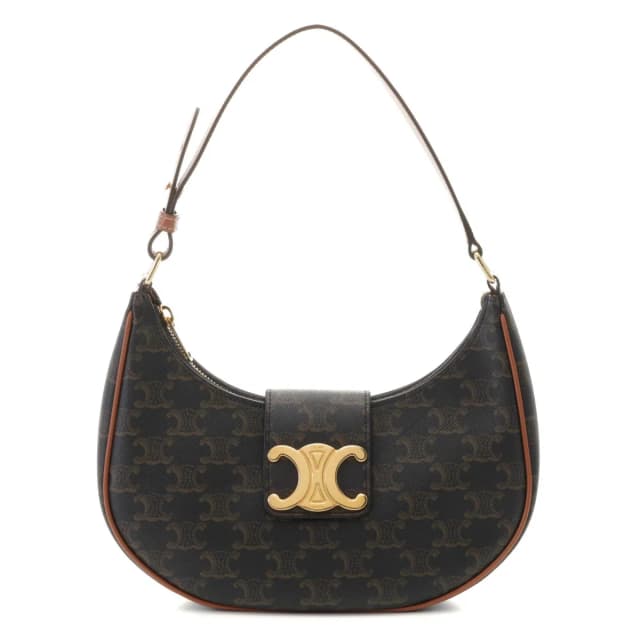 Celine Medium Ava Triomphe Bag Tan Calfskin Shoulder in Brown Calfskin from The Reluxe, photo 1 of 1