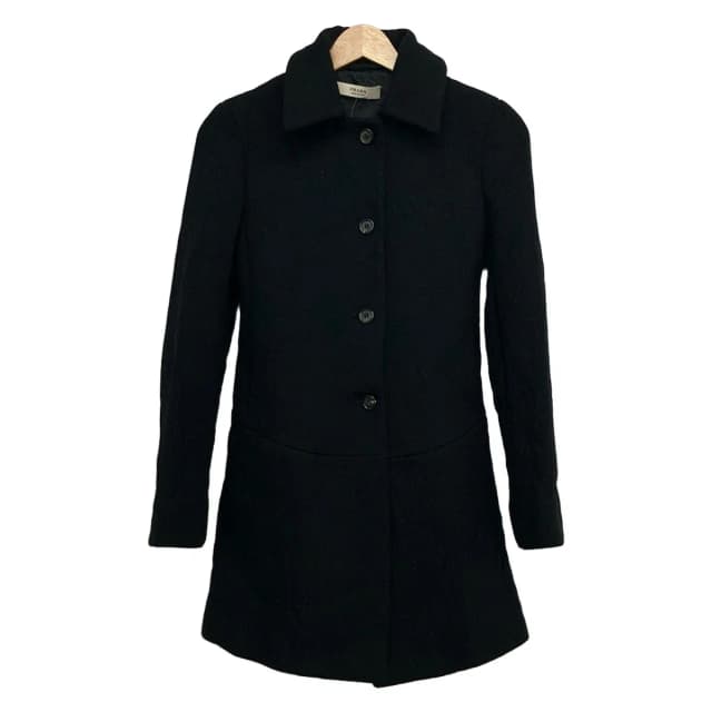 Prada Coat Black Long Sleeve Winter Autumn in Black from The Reluxe, photo 1 of 1