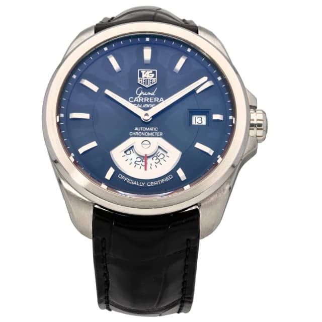 TAG Heuer Grand Carrera WAV511A 40mm Stainless Steel Watch in Leather from H&T, photo 1 of 1