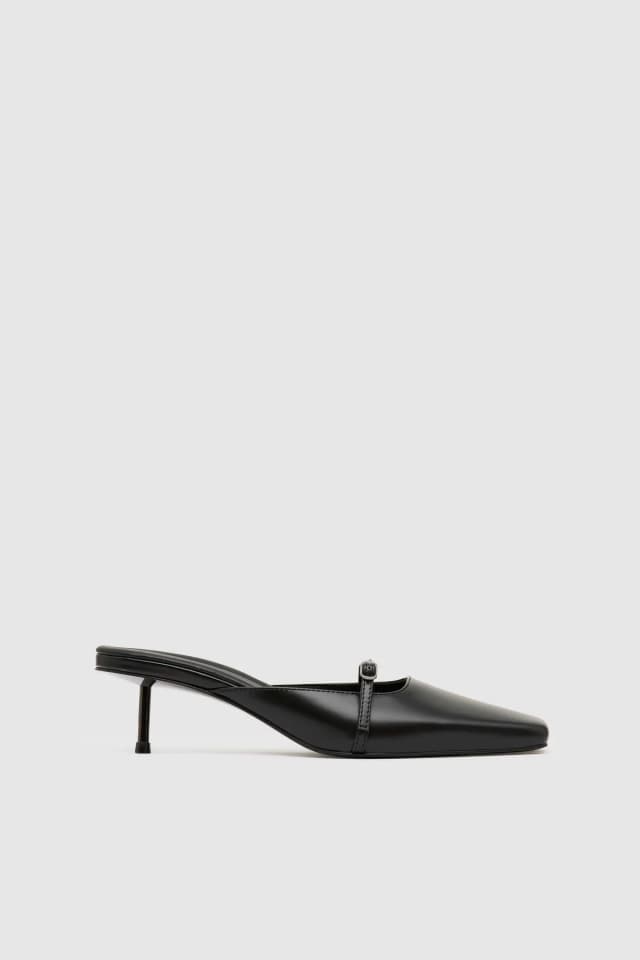 St Agni Plié Heel - Black, image 1 of 1 from St. Agni