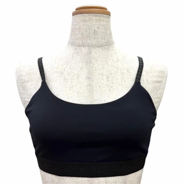 Chrome Hearts CH Plus Bratop Spobra Camisol Dark Navy Black S in Black Nylon from The Reluxe, photo 1 of 1