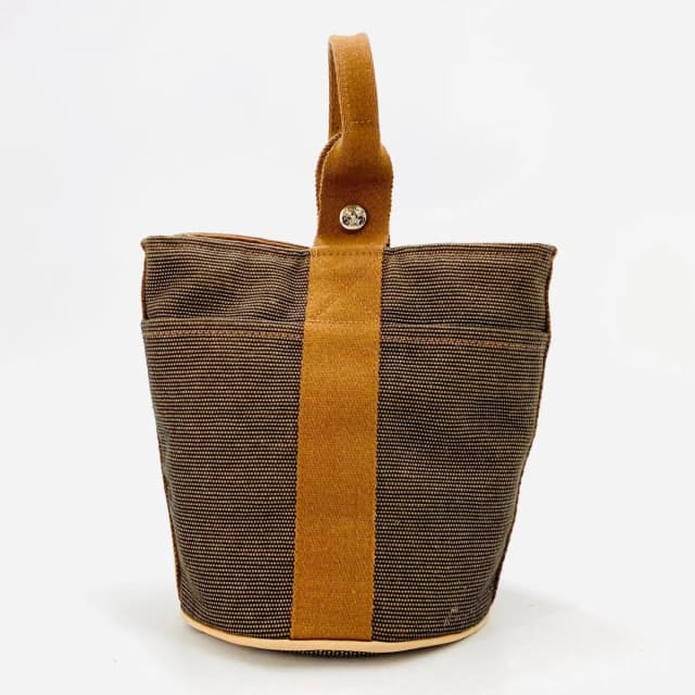 Hermès Saxophone PM Bucket Handbag in Canvas from The Reluxe, photo 1 of 1