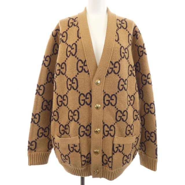 Gucci Reversible Wool Knit Cardigan in Wool from The Reluxe, photo 1 of 1