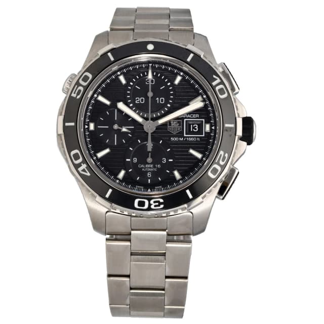 TAG Heuer Aquaracer CAK2110 43mm Stainless Steel Watch from H&T, photo 1 of 1