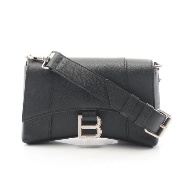 Balenciaga Shoulder Bag Downtown Black Leather in Black Leather from The Reluxe, photo 1 of 1