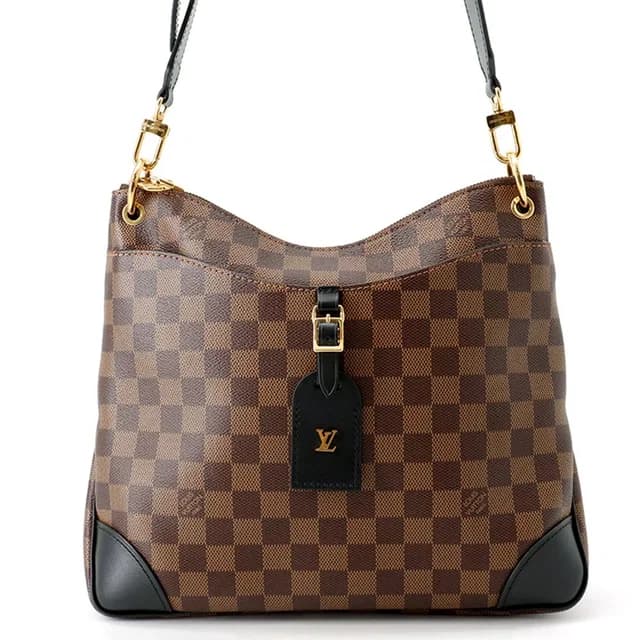 Louis Vuitton Shoulder Bag Damier Ebene Odeon NM Black in Black from The Reluxe, photo 1 of 1