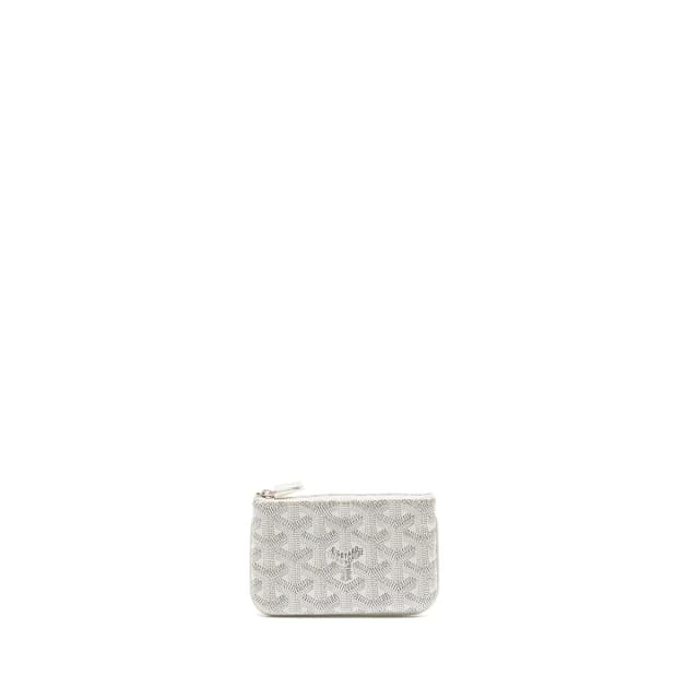 Goyard Sénat Nano Key Pouch Goyardine Canvas/Chevroches Calfskin White SHW in White Calfskin from EMIER, photo 1 of 1