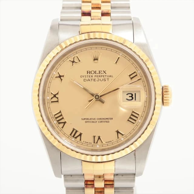 Rolex 36mm Two Toned Stainless Steel 18k Yellow Gold Watch in Yellow from The Purse Affair, photo 1 of 1