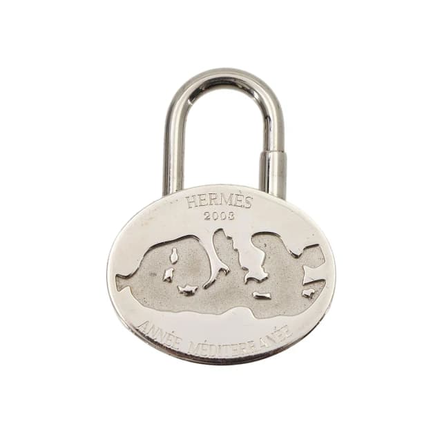 Hermès Cadena Charm Annee Mediterranee Mediterranean Gold Keychain in Gold Leather from The Reluxe, photo 1 of 1