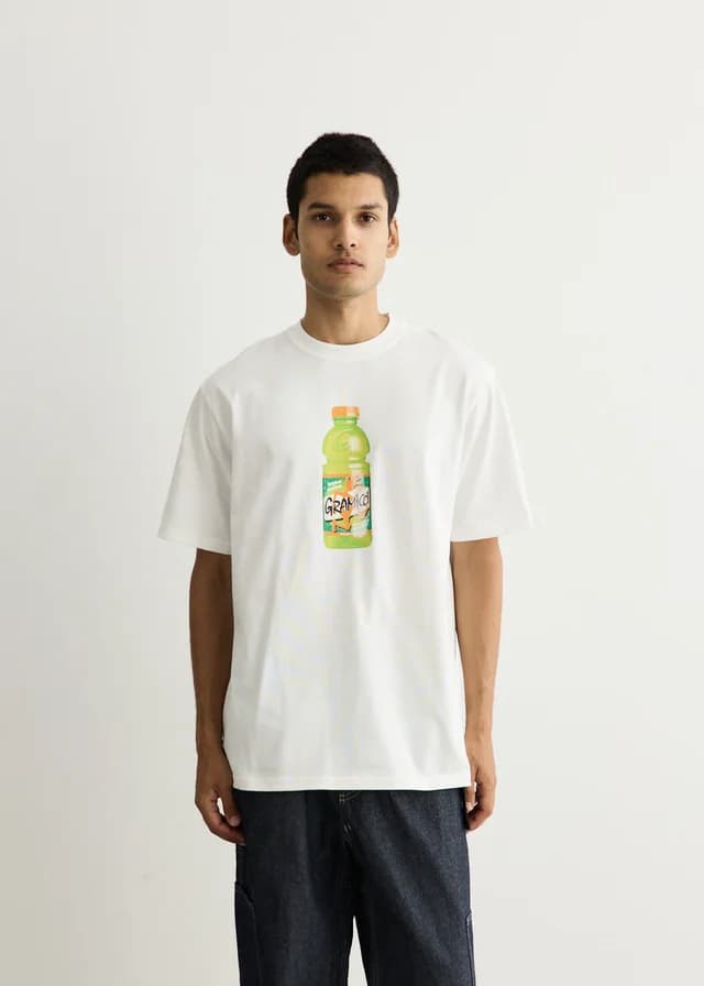 Gramicci Quencher T-Shirt in WHITE, image 1 of 1 from Incu