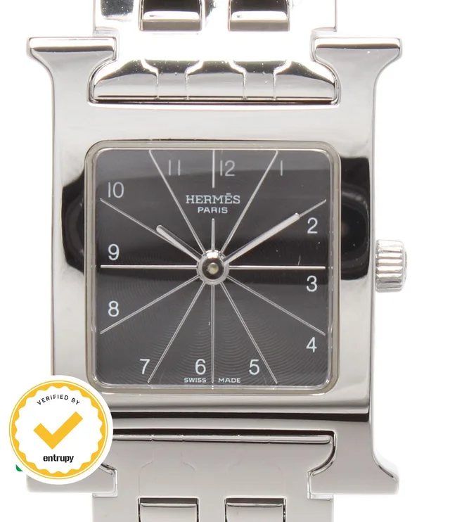 Hermès Watch H Quartz Black in Black from The Reluxe, photo 1 of 1