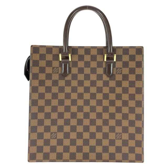 Louis Vuitton Damier Vvarnish PM Brown Gold Leather Tote Bag in Brown Leather from The Reluxe, photo 1 of 1