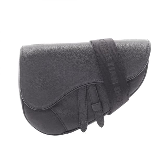 Dior Shoulder Bag Saddle Black Leather in Black Leather from The Reluxe, photo 1 of 1