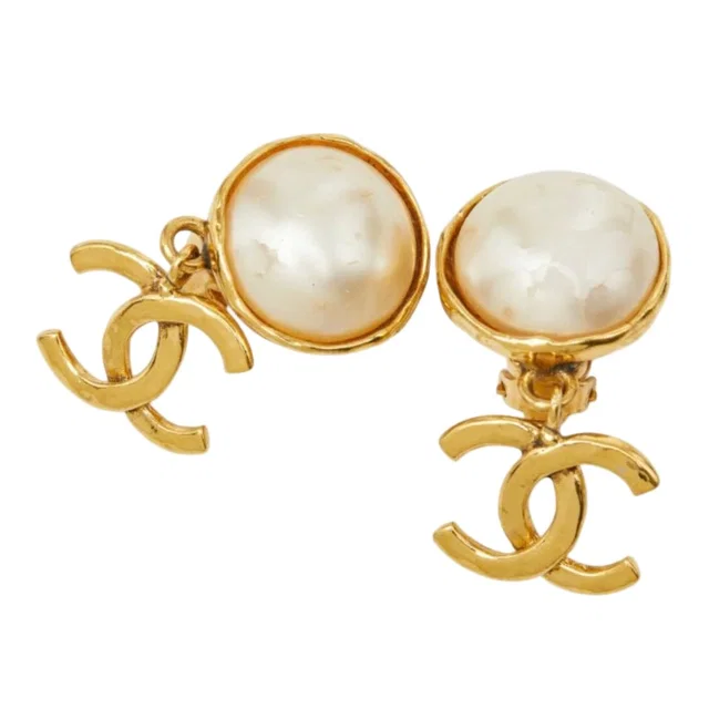 Chanel 94P CC Logo Vintage Swing Earrings from The Reluxe, photo 1 of 1