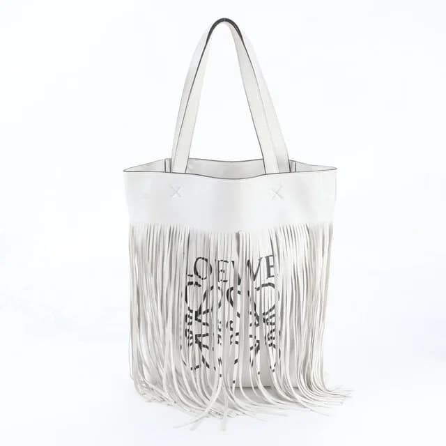 Loewe Vertical Anagram Fringe Leather Tote Bag Shoulder in Leather from The Reluxe, photo 1 of 1