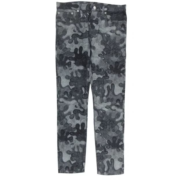 Dior Peter Doig Jeans Dark Blue Camouflage Denim Pants All Over Pattern 29 Gray in Blue Denim from The Reluxe, photo 1 of 1