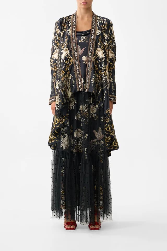 Camilla eBoutique CROPPED SLEEVE LAYER WITH WAIST TIE FLAMENCO FOLKLORE, image 1 of 1 from CAMILLA