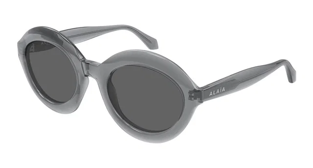 Azzedine Alaia Aa0088s Round Acetate Sunglasses — Grey in Grey from HEWI, photo 1 of 1
