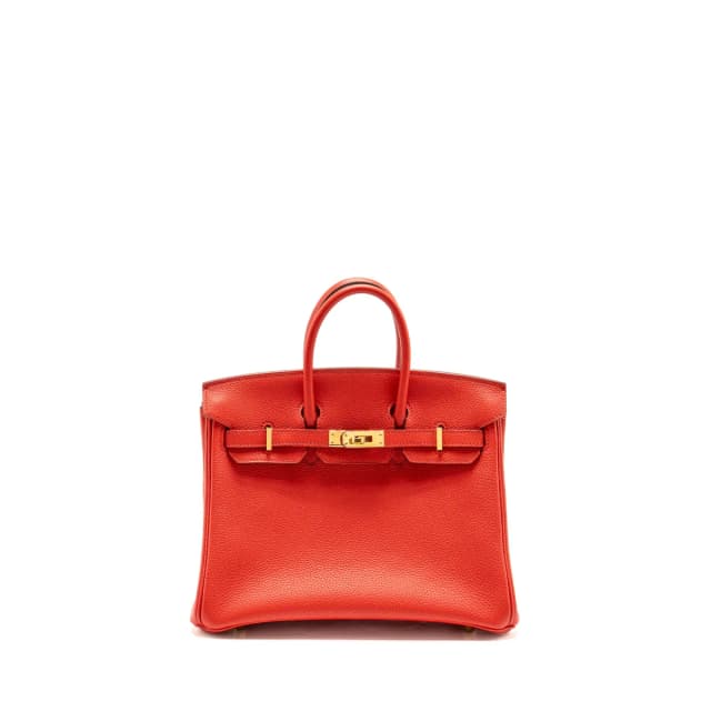Hermès Birkin 25 togo rouge de Coeur GHW stamp C in Red Togo leather from EMIER, photo 1 of 1