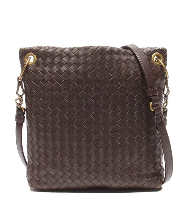 Bottega Veneta Shoulder Bag Crossbody Intrecciato in Woven leather from The Reluxe, photo 1 of 1